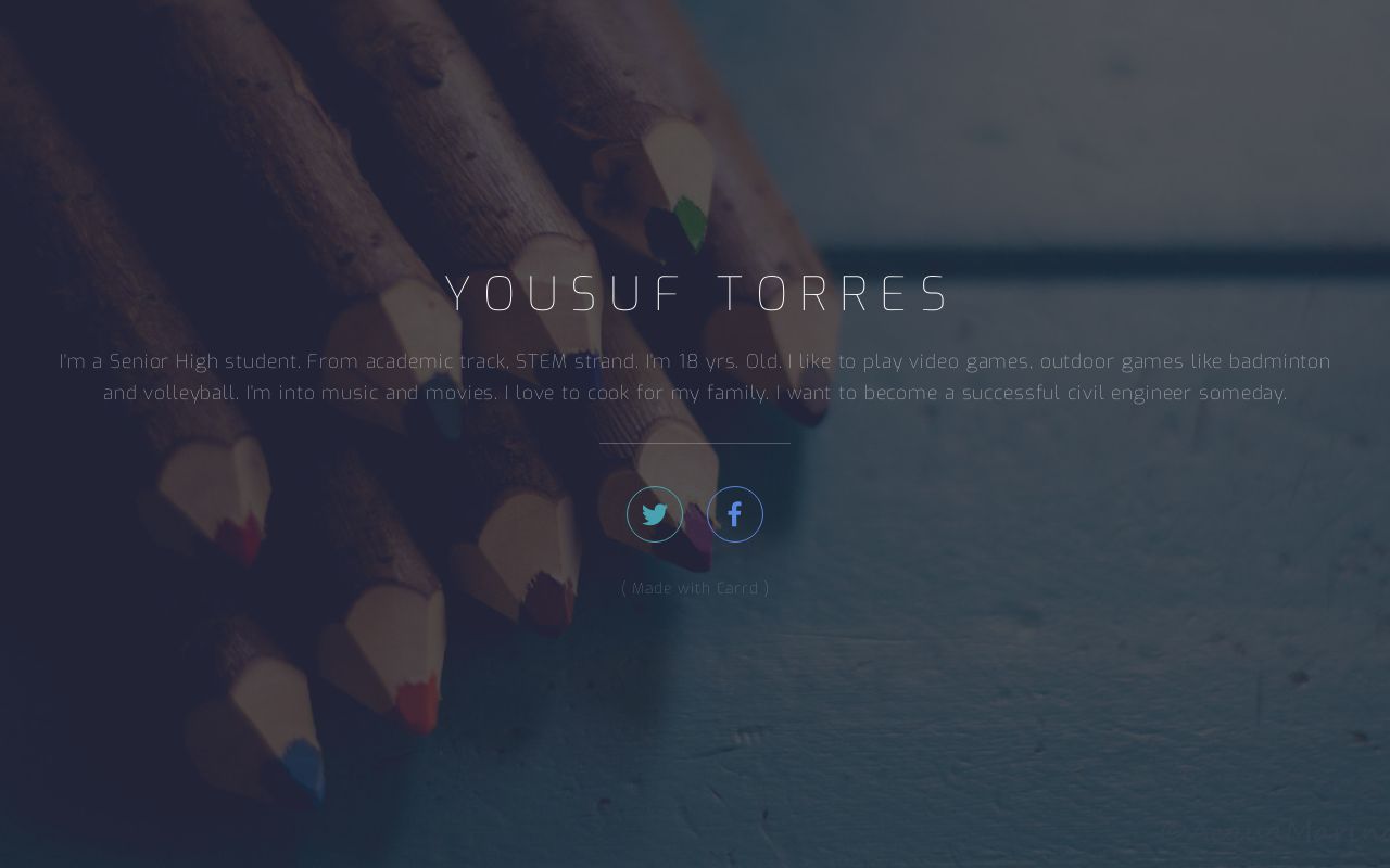 Carrd profile picture for @yousuf
